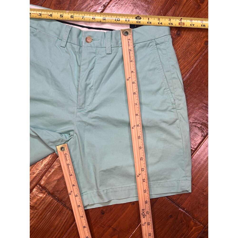 Polo Ralph Lauren Mens 30 x 6" Teal Blue Green Cotton Shorts Stretch Classic Fit - Picture 10 of 10